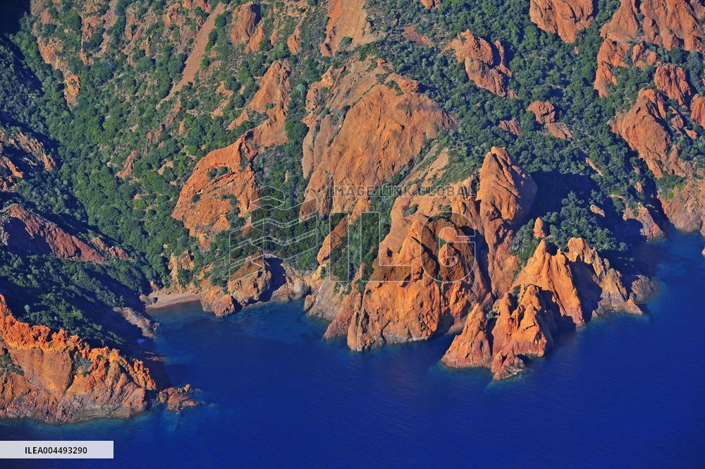 Illustration - Aerial View of France