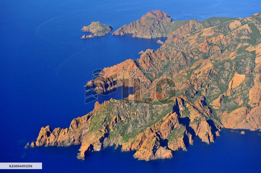 Illustration - Aerial View of France