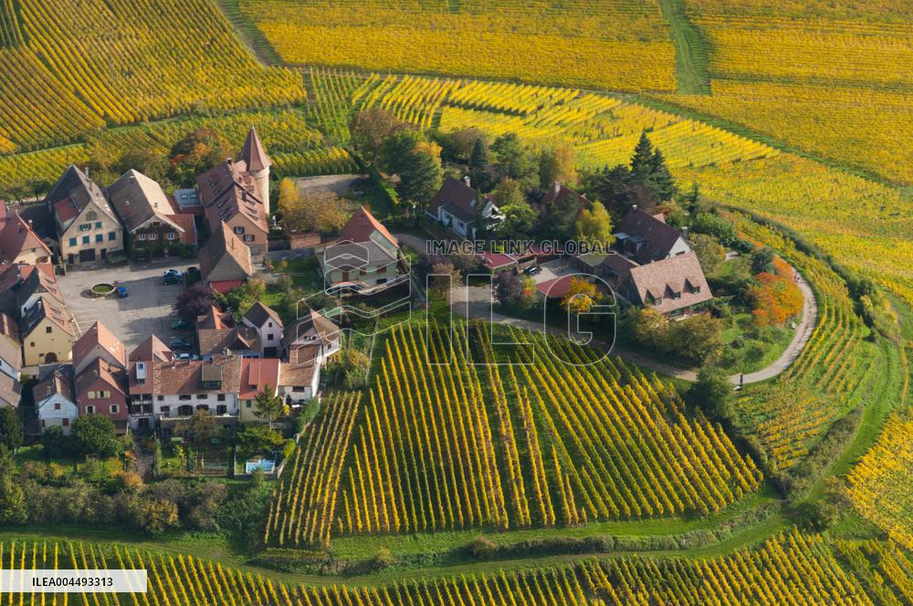 Illustration - Aerial View of France