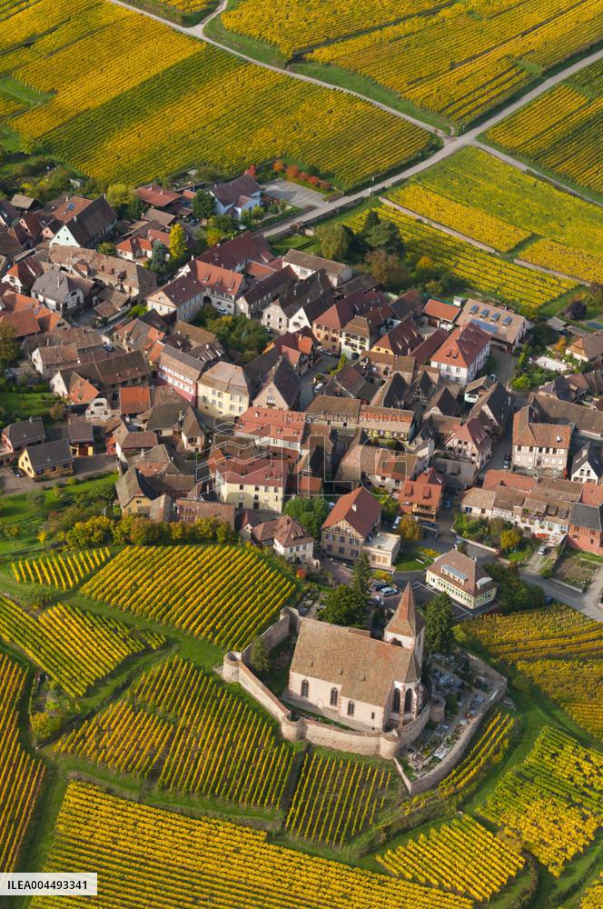 Illustration - Aerial View of France
