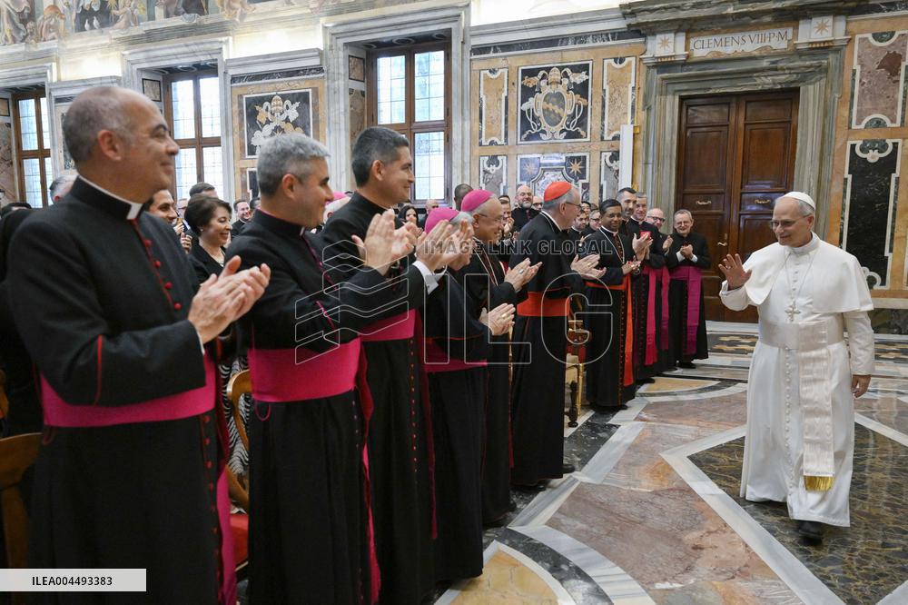 Pope Leo XIV Meets Officials Of The Vatican Secretariat of State - Vatican
