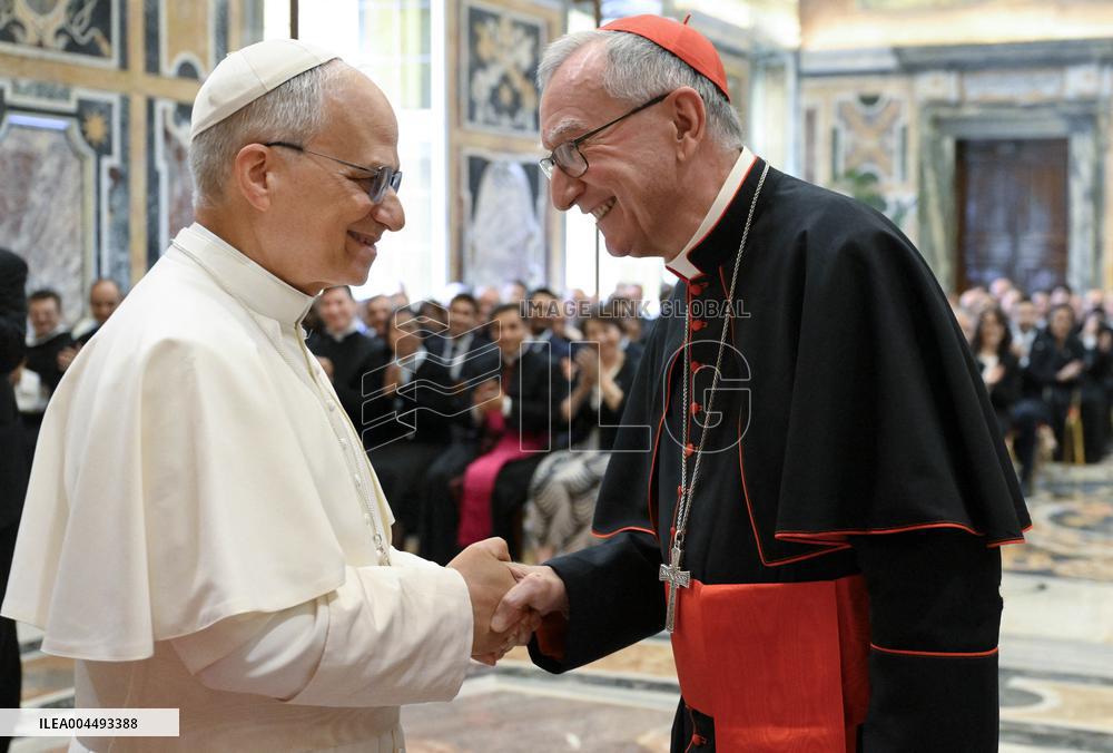 Pope Leo XIV Meets Officials Of The Vatican Secretariat of State - Vatican