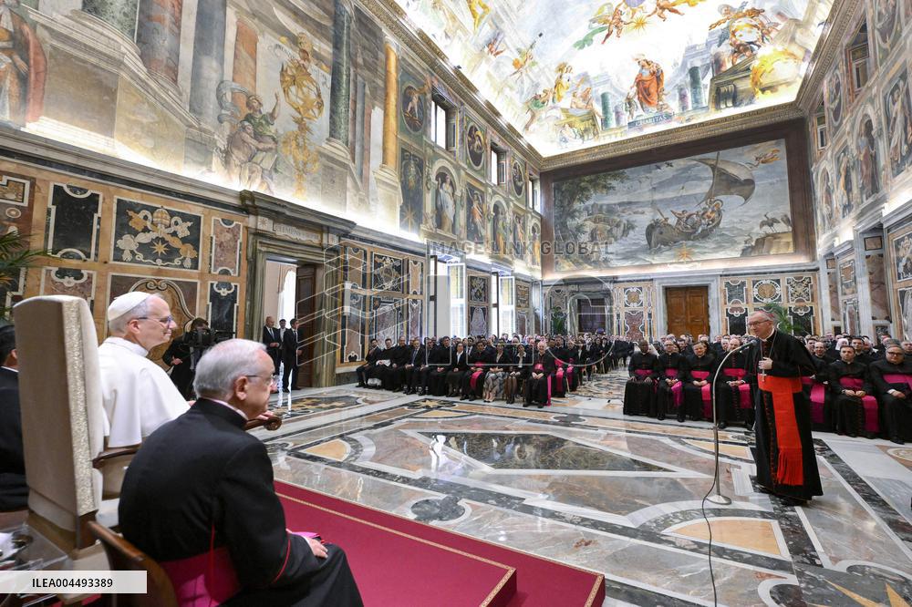Pope Leo XIV Meets Officials Of The Vatican Secretariat of State - Vatican