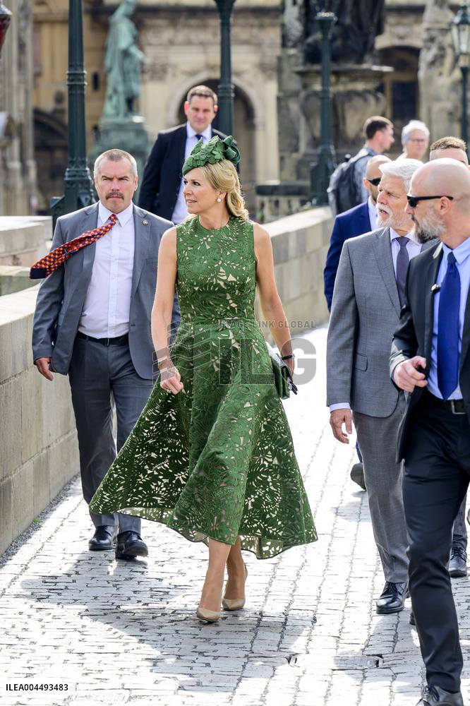 Royal Couple Visit To Prague - Day 2