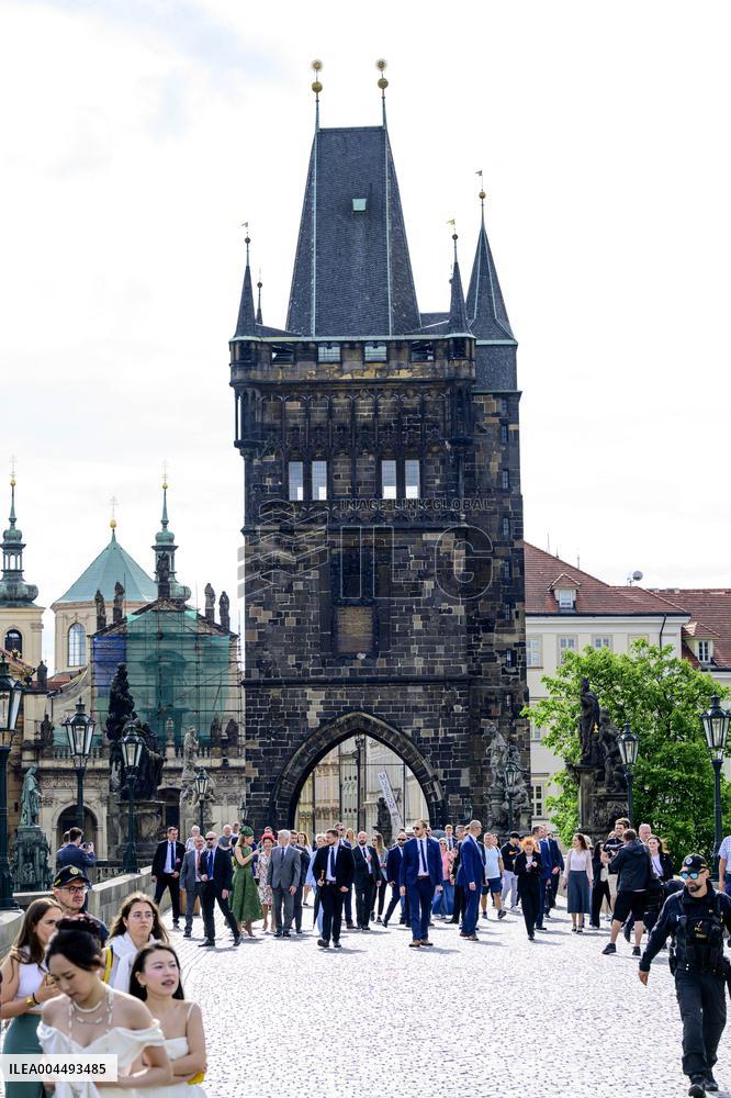 Royal Couple Visit To Prague - Day 2