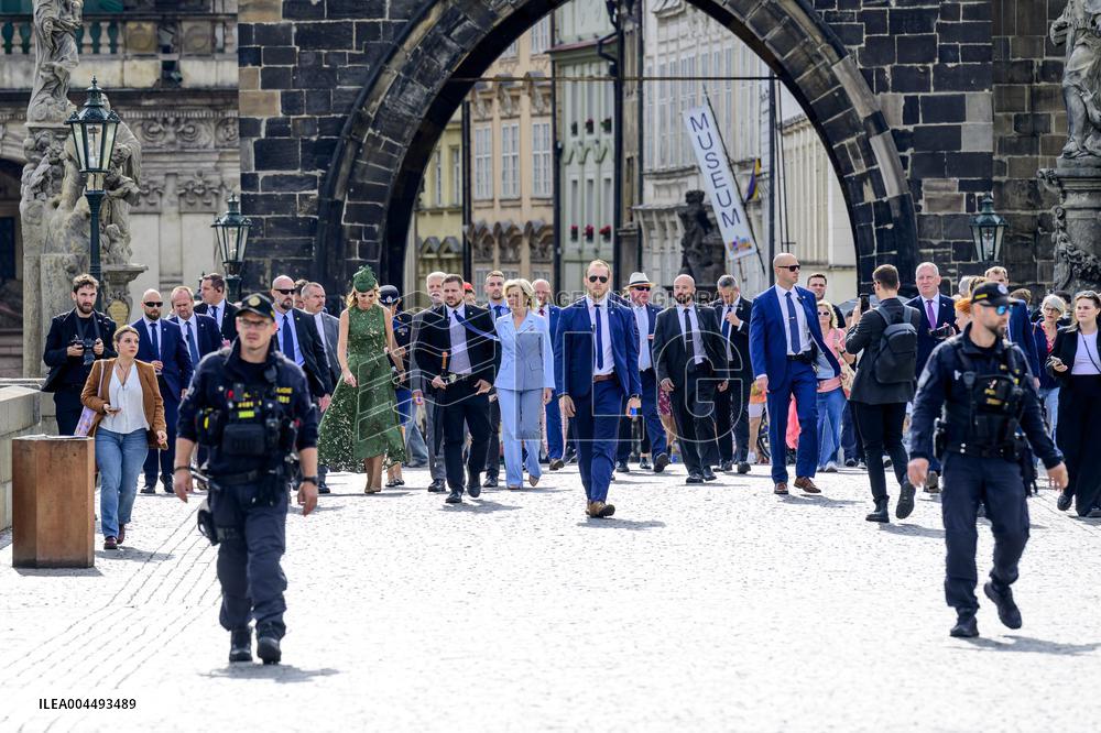 Royal Couple Visit To Prague - Day 2