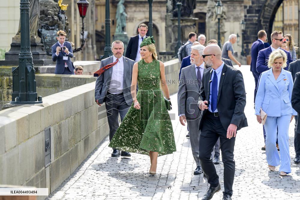 Royal Couple Visit To Prague - Day 2