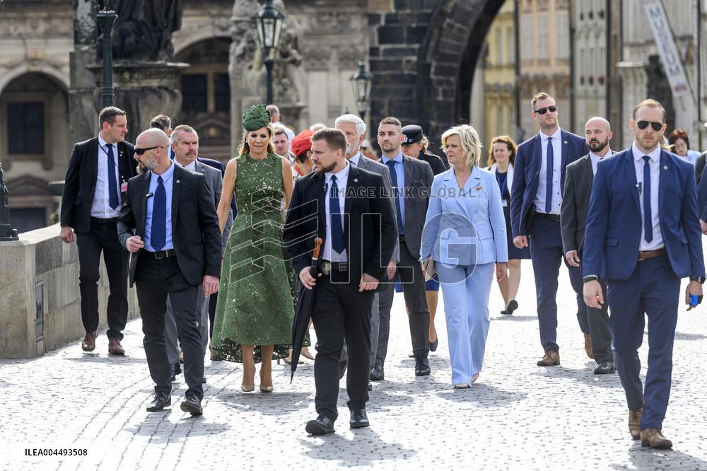Royal Couple Visit To Prague - Day 2
