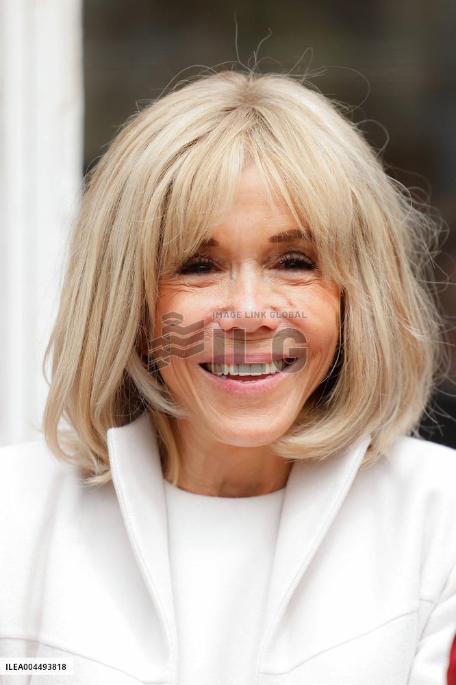 Brigitte Macron and Rosangela Lula da Silva Visit Cite Scolaire Montaigne - Paris