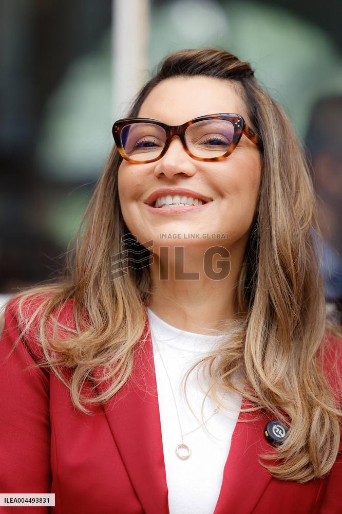 Brigitte Macron and Rosangela Lula da Silva Visit Cite Scolaire Montaigne - Paris