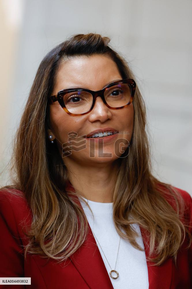 Brigitte Macron and Rosangela Lula da Silva Visit Cite Scolaire Montaigne - Paris