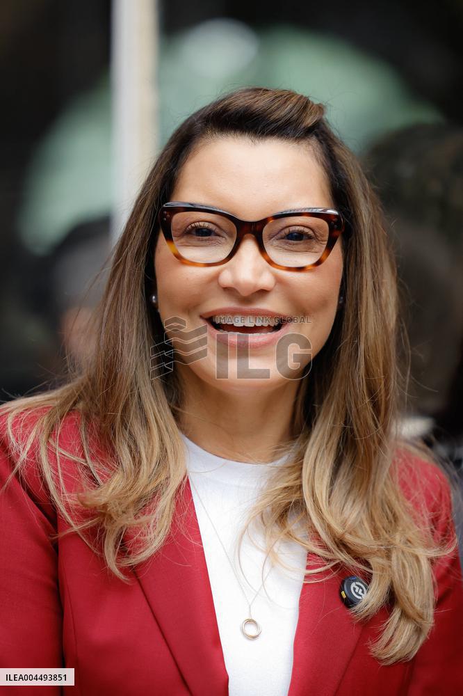 Brigitte Macron and Rosangela Lula da Silva Visit Cite Scolaire Montaigne - Paris
