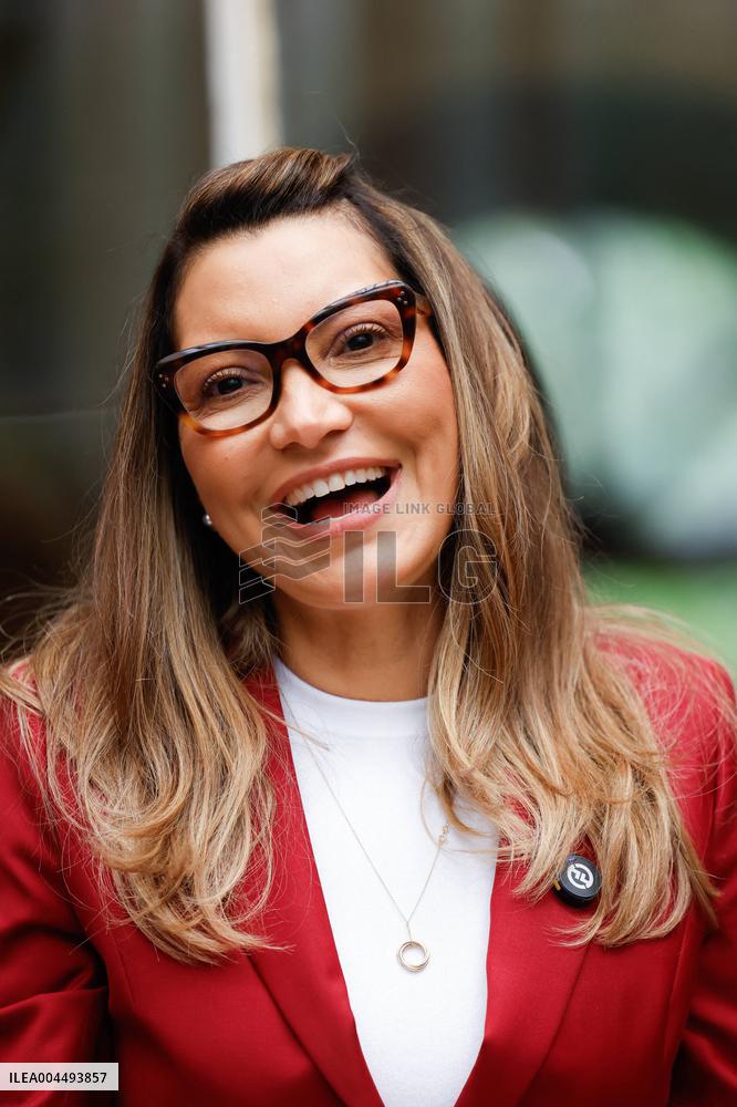 Brigitte Macron and Rosangela Lula da Silva Visit Cite Scolaire Montaigne - Paris