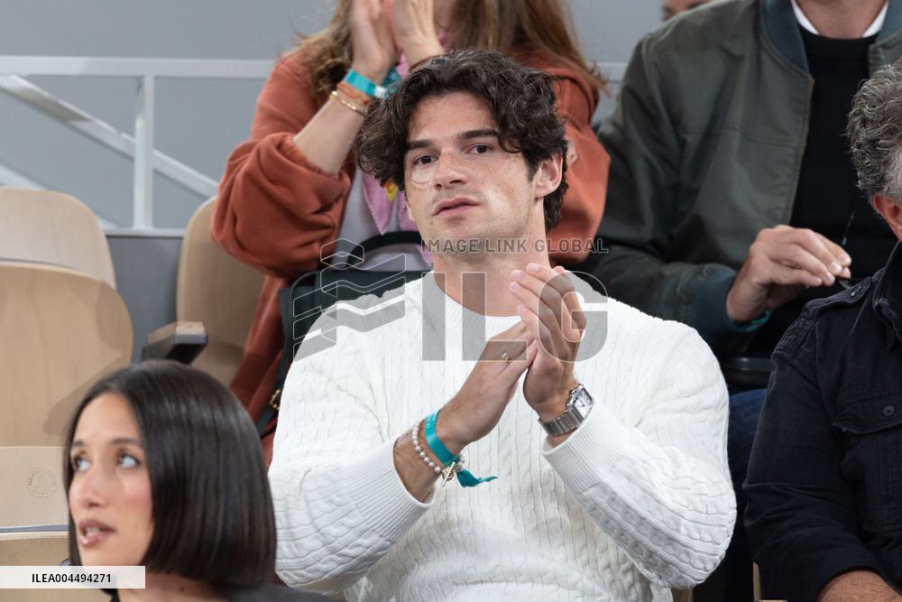 2025 French Open - Celebrities In Stands Day 12 NB