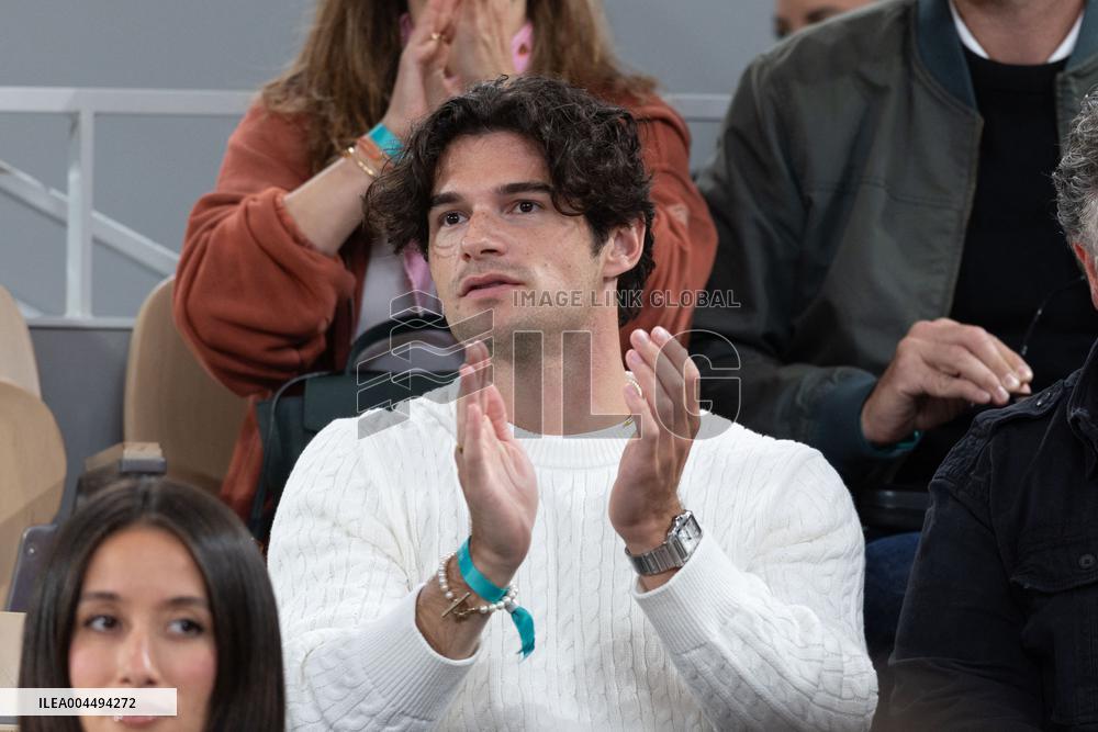 2025 French Open - Celebrities In Stands Day 12 NB