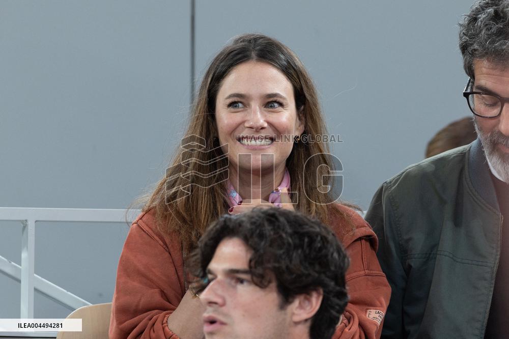 2025 French Open - Celebrities In Stands Day 12 NB