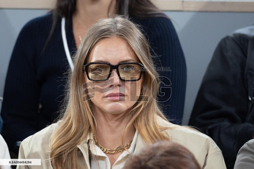 2025 French Open - Celebrities In Stands Day 12 NB