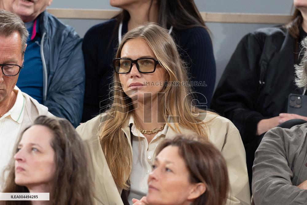 2025 French Open - Celebrities In Stands Day 12 NB