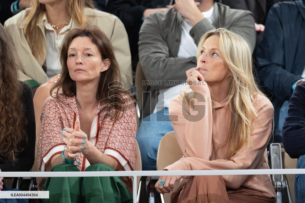 2025 French Open - Celebrities In Stands Day 12 NB