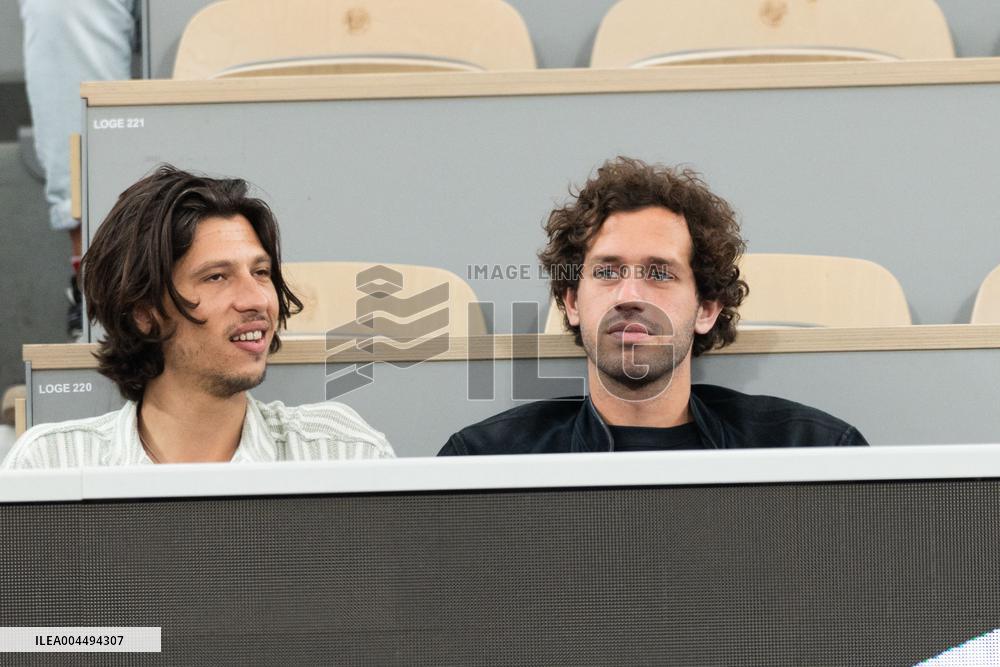 2025 French Open - Celebrities In Stands Day 12 NB
