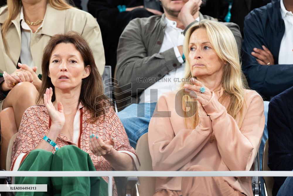 2025 French Open - Celebrities In Stands Day 12 NB