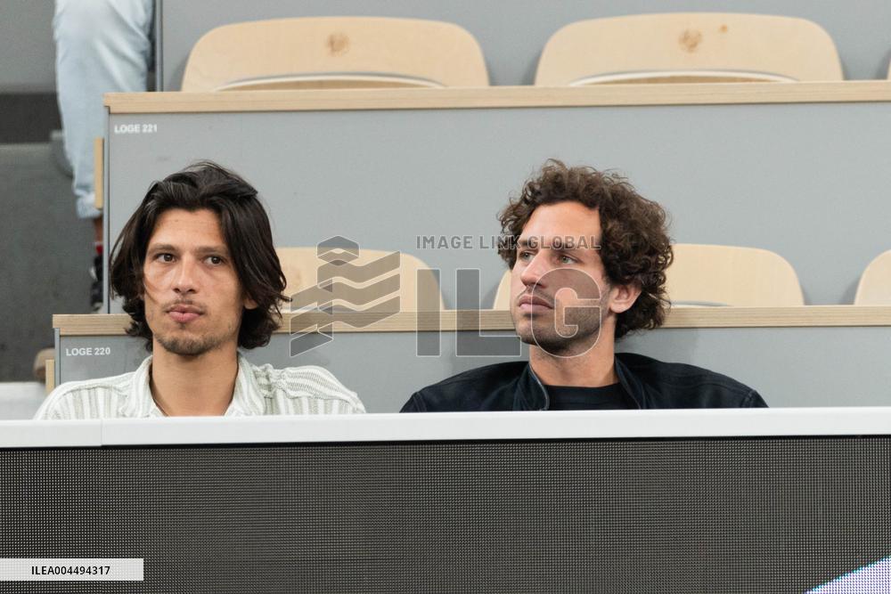 2025 French Open - Celebrities In Stands Day 12 NB