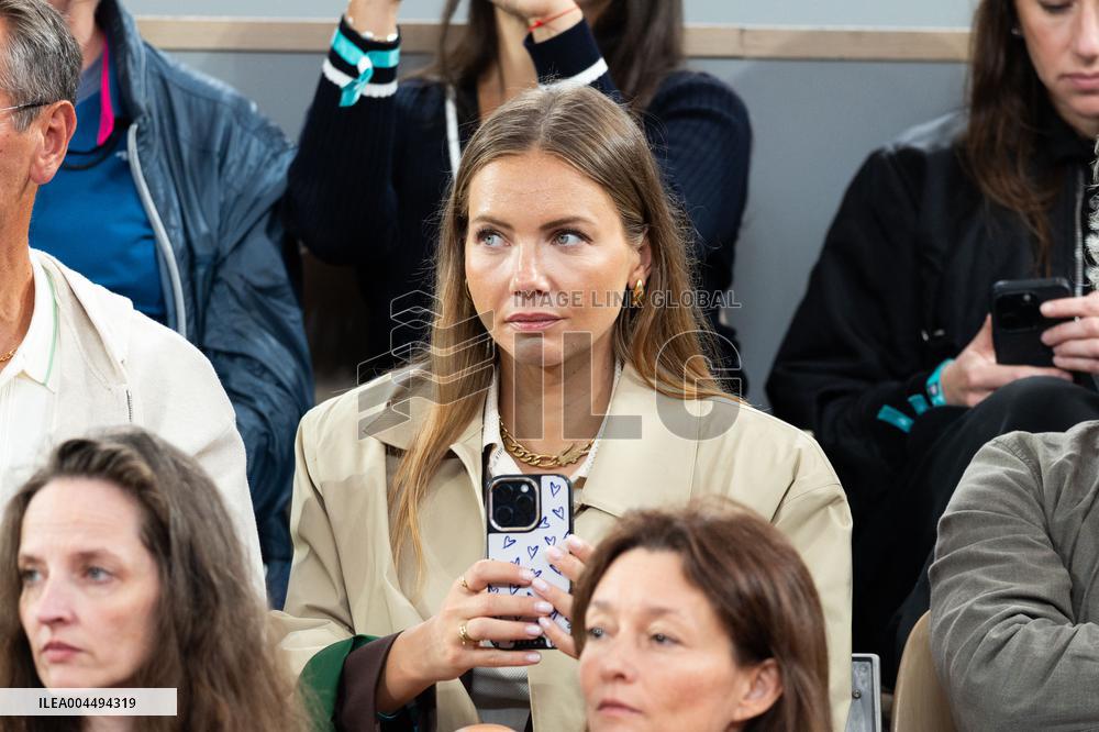2025 French Open - Celebrities In Stands Day 12 NB