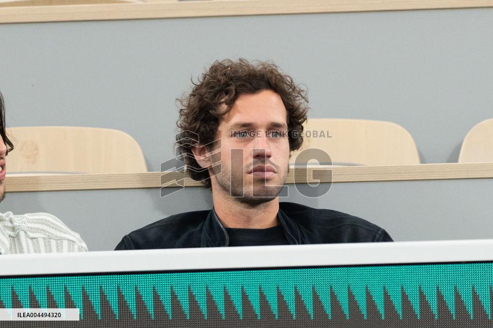 2025 French Open - Celebrities In Stands Day 12 NB