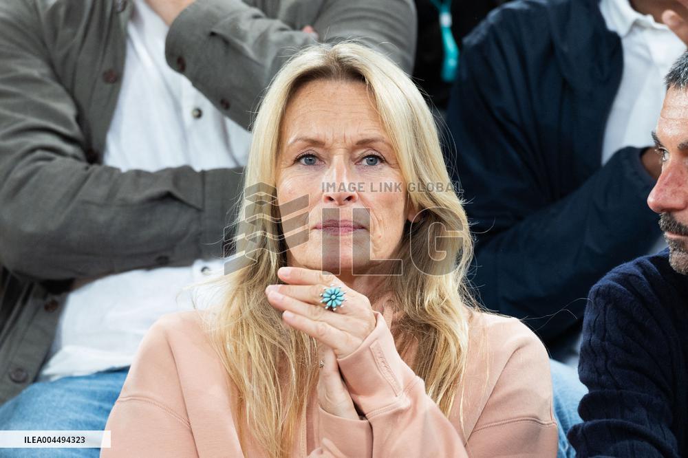 2025 French Open - Celebrities In Stands Day 12 NB