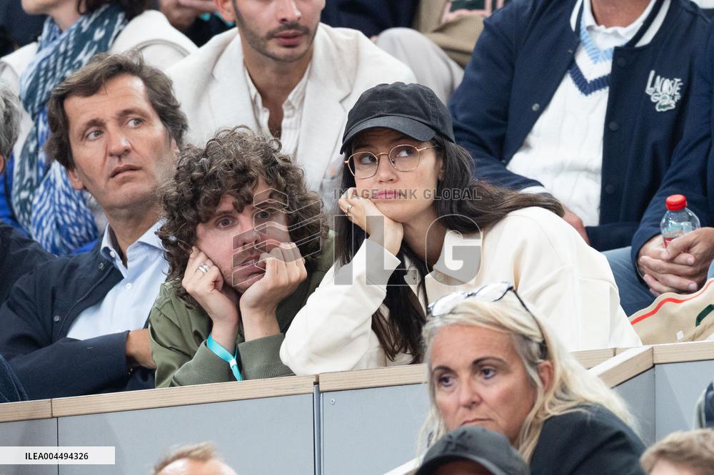 2025 French Open - Celebrities In Stands Day 12 NB