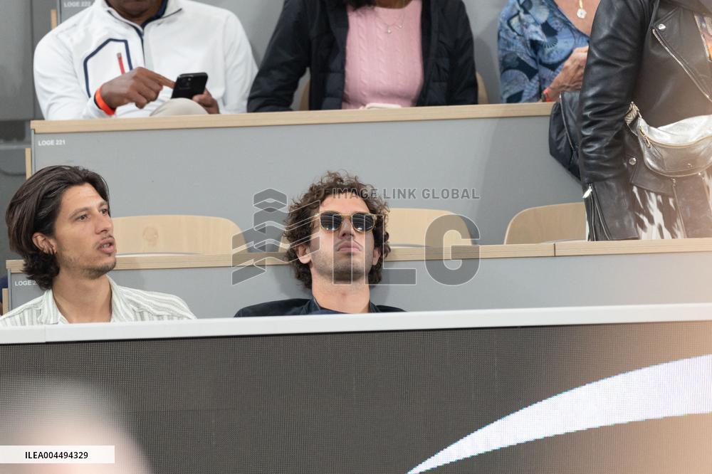 2025 French Open - Celebrities In Stands Day 12 NB