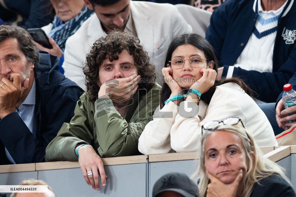 2025 French Open - Celebrities In Stands Day 12 NB