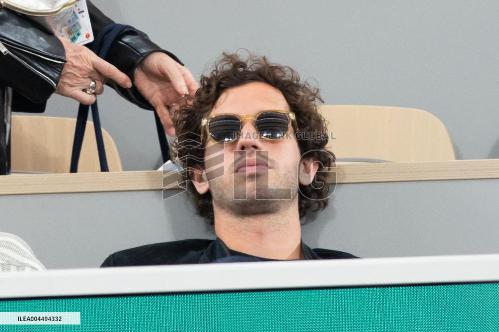 2025 French Open - Celebrities In Stands Day 12 NB