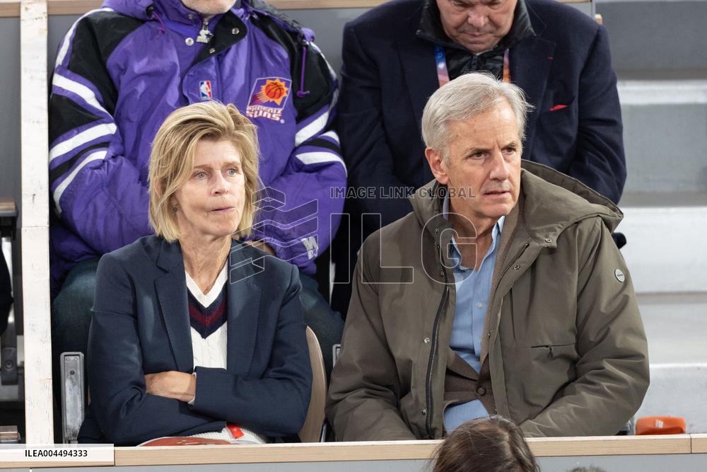 2025 French Open - Celebrities In Stands Day 12 NB