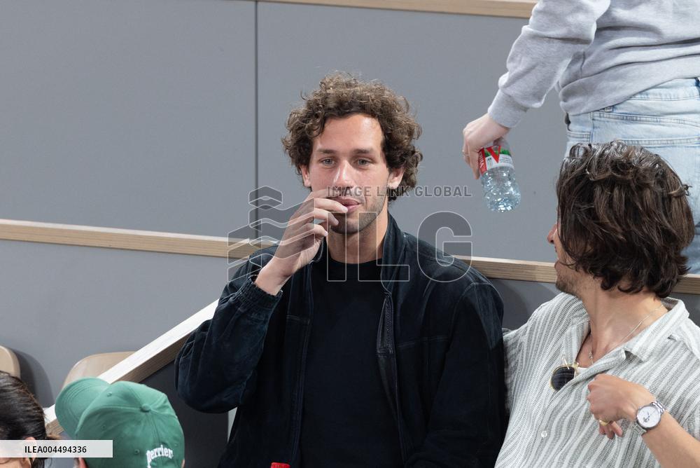 2025 French Open - Celebrities In Stands Day 12 NB