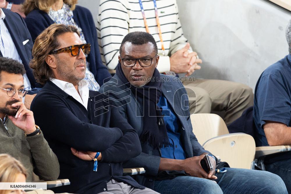 2025 French Open - Celebrities In Stands Day 12 NB