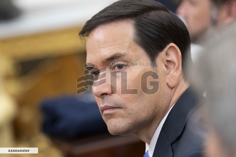 President Donald J Trump meets with Chancellor of Germany Friedrich Merz