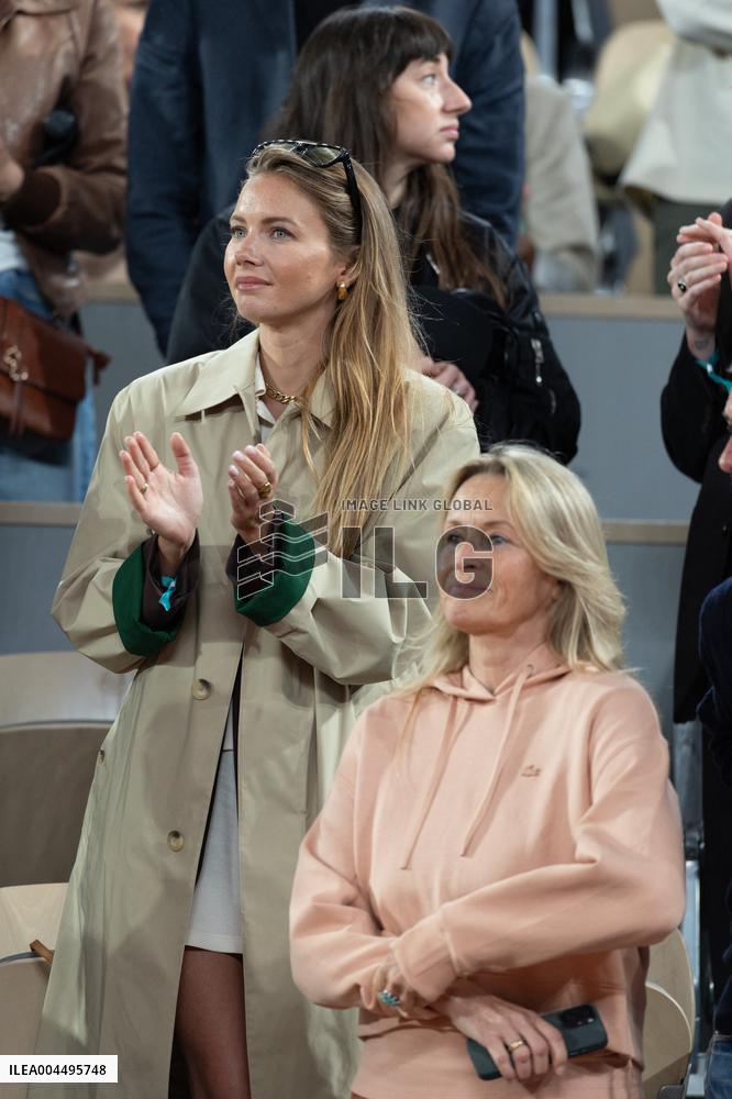 2025 French Open - Celebrities In Stand Day 12 NB