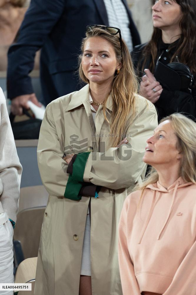 2025 French Open - Celebrities In Stand Day 12 NB