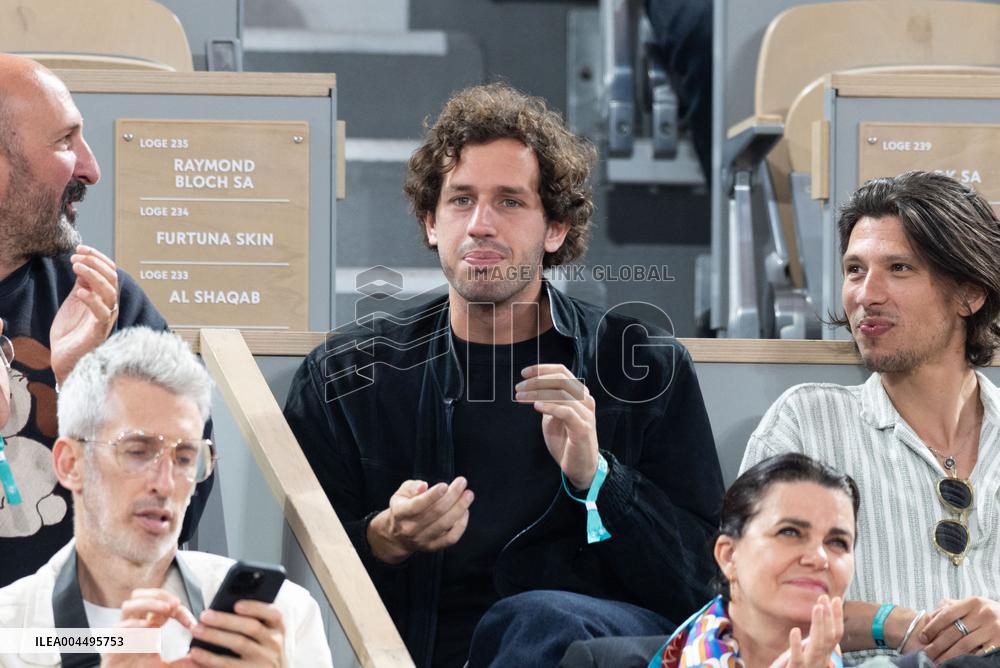 2025 French Open - Celebrities In Stand Day 12 NB