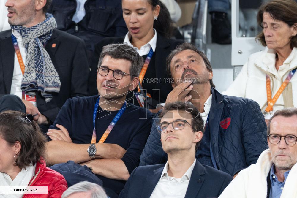 2025 French Open - Celebrities In Stand Day 12 NB