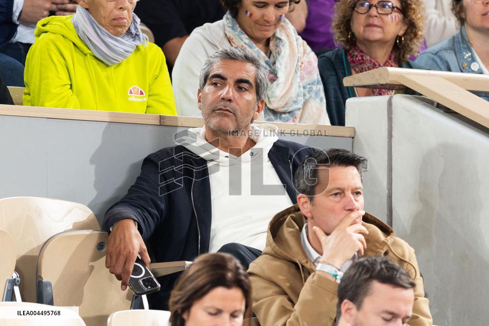 2025 French Open - Celebrities In Stand Day 12 NB