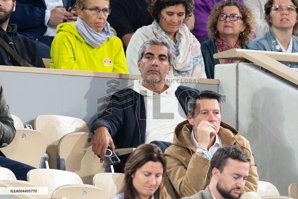 2025 French Open - Celebrities In Stand Day 12 NB
