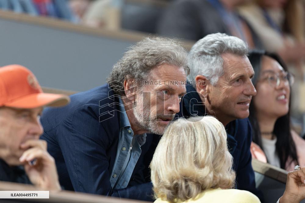 2025 French Open - Celebrities In Stand Day 12 NB