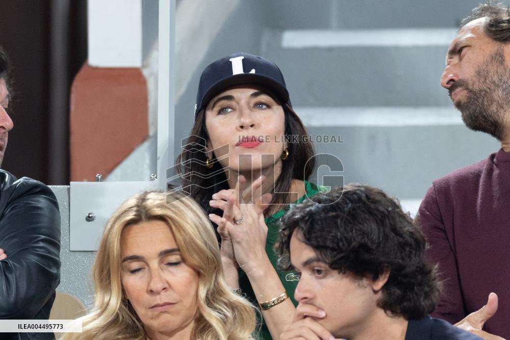 2025 French Open - Celebrities In Stand Day 12 NB