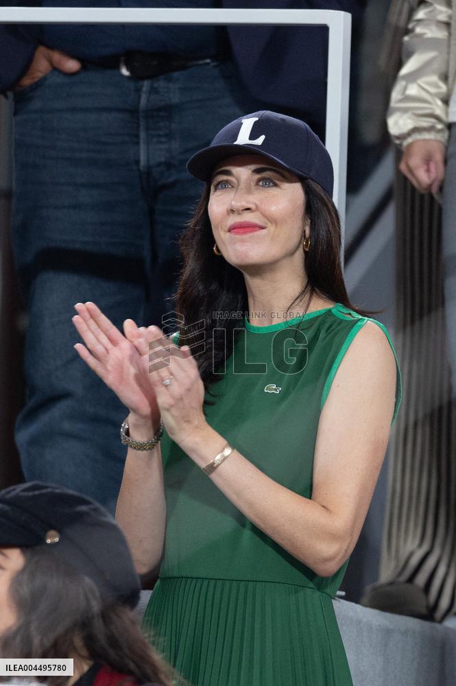 2025 French Open - Celebrities In Stand Day 12 NB