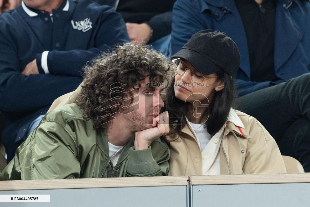 2025 French Open - Celebrities In Stand Day 12 NB