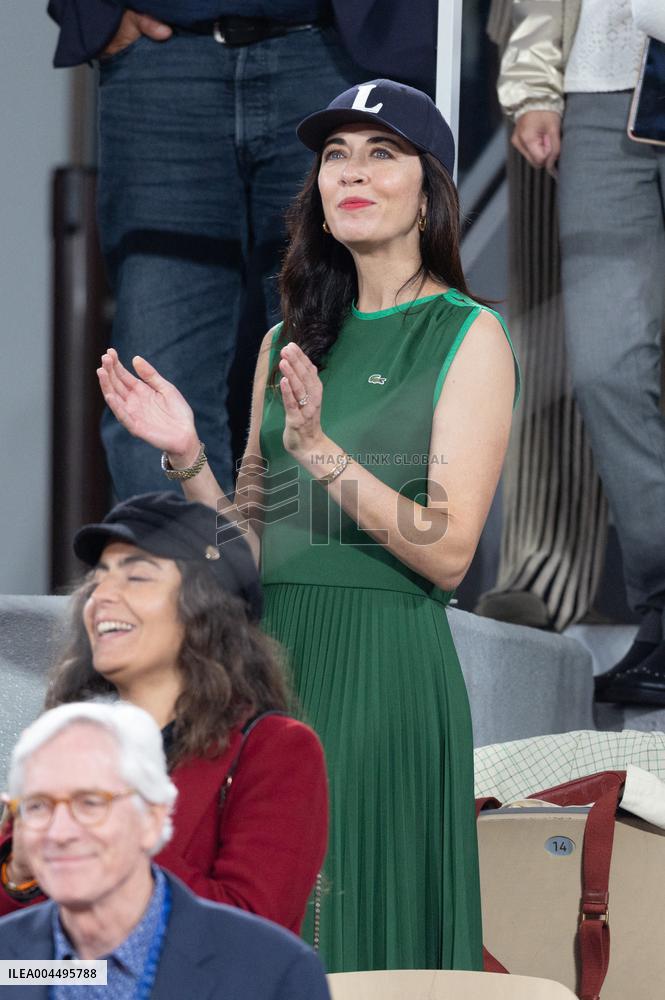 2025 French Open - Celebrities In Stand Day 12 NB