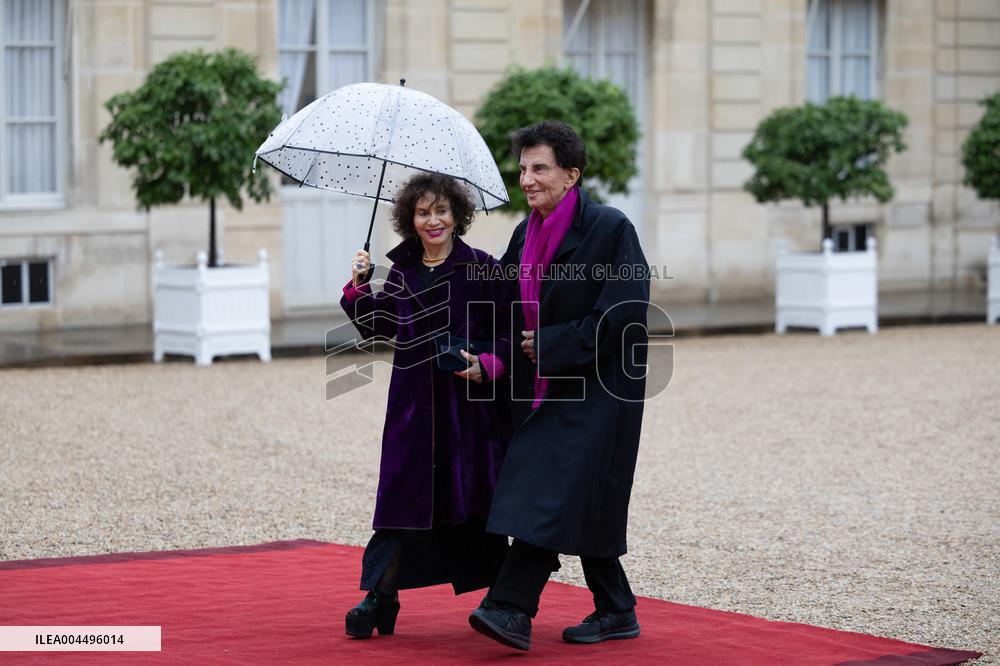 State diner with Brazilian President at the Elysee - Paris