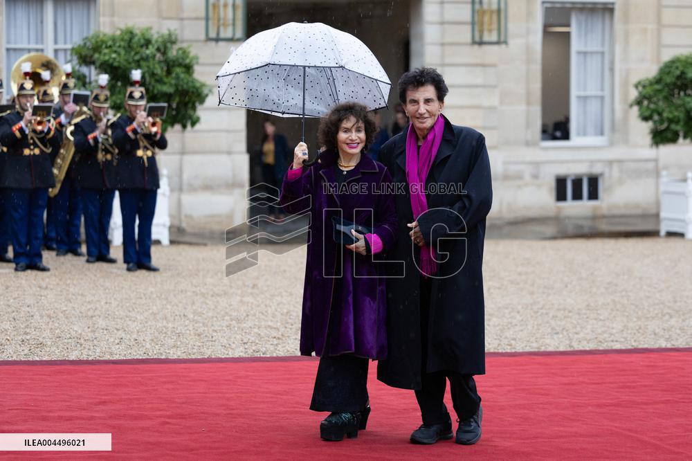 State diner with Brazilian President at the Elysee - Paris